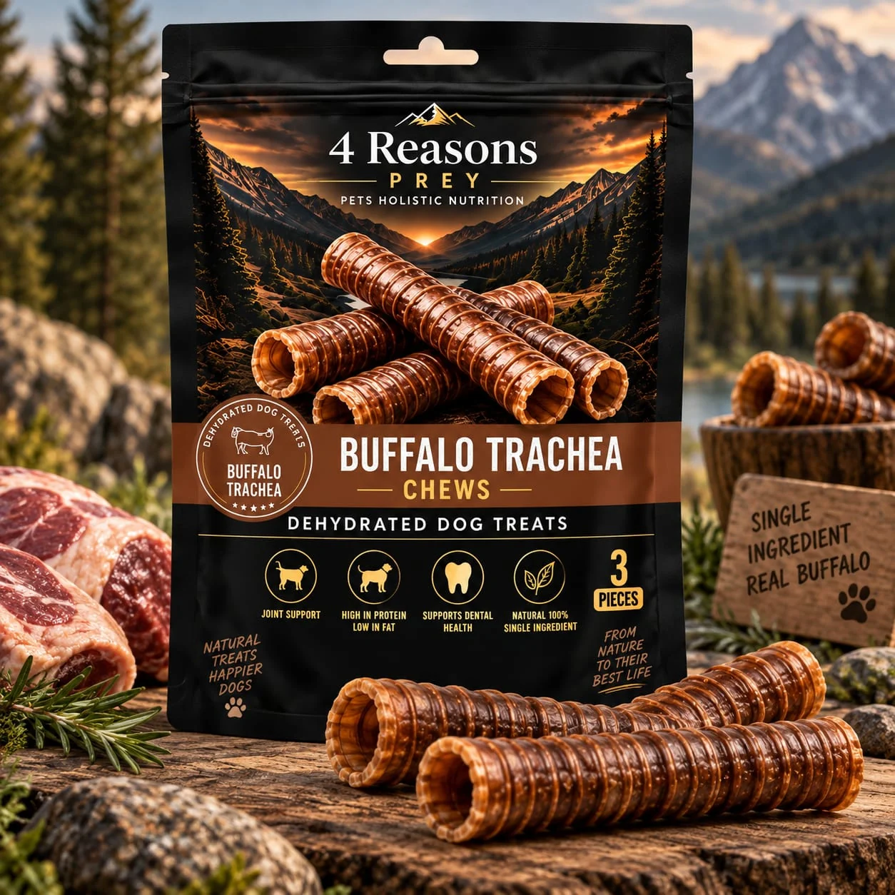 Buffalo Trachea Chews